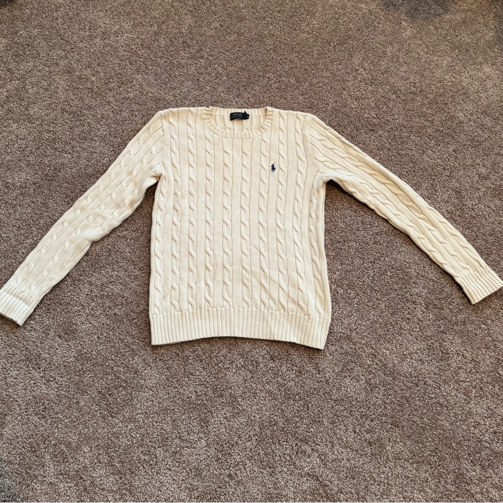 Ralph Lauren Cable Knit Sweater Women’s Size Medium